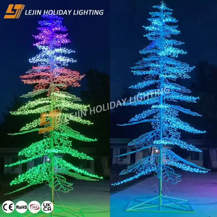 3D tree motif lights