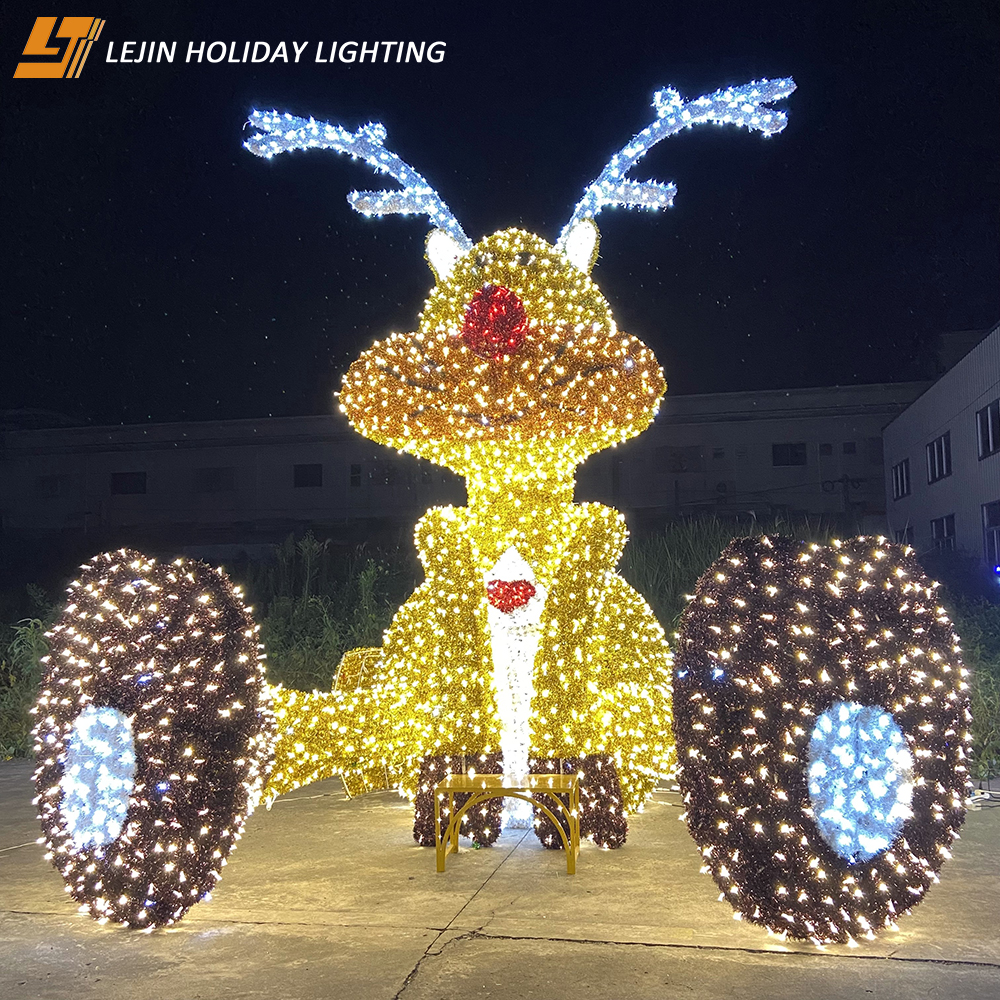 3D deer motif light