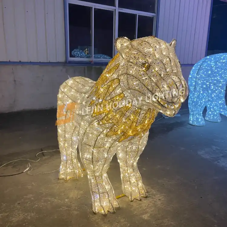 Christmas animal motif light