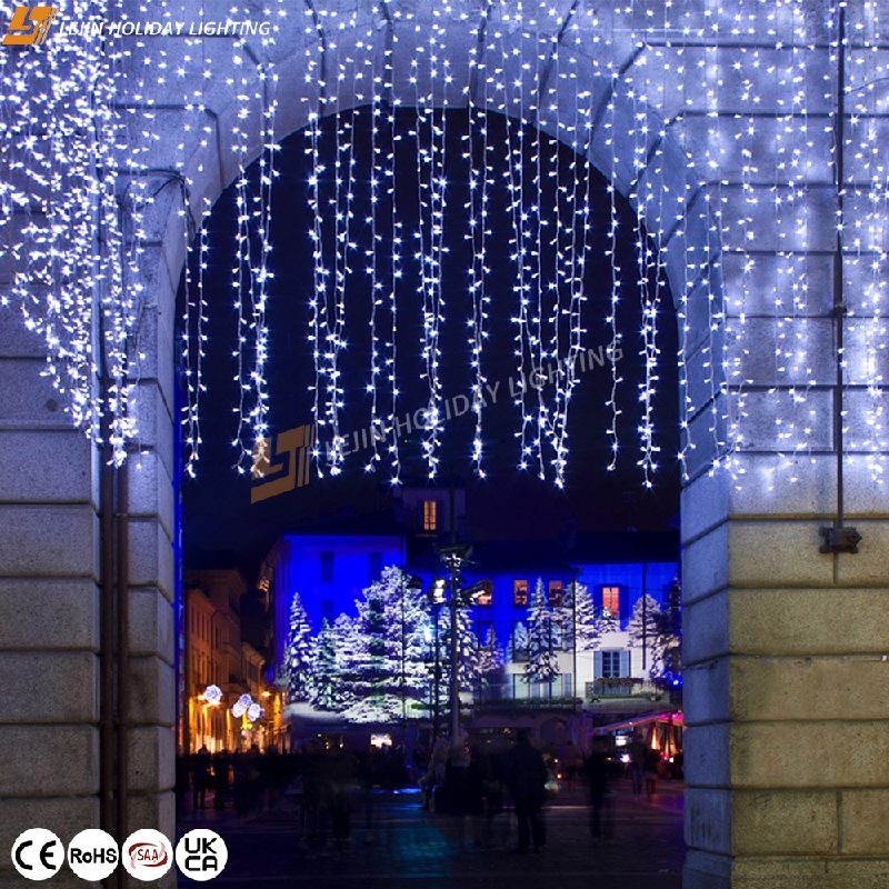 How Can Curtain Lights Adapt to the Installation Needs of Large-Scale Municipal Square Projects?