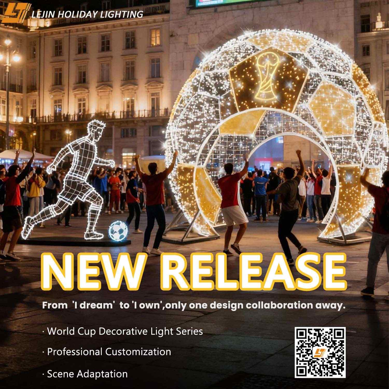 LEJIN LIGHTING 2026 World Cup Decorative Light Neries New Product