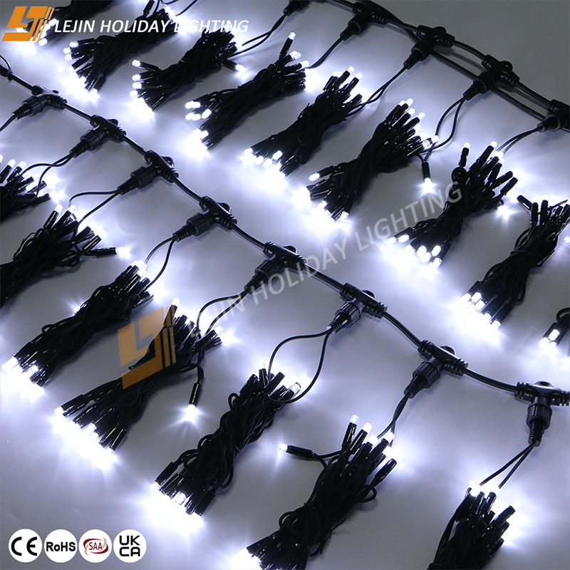 Black Rubber LED Curtain Light
