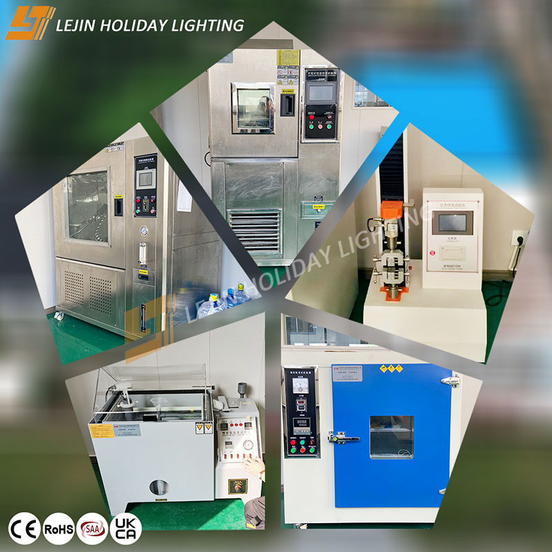 Outdoor Decorative Lights Easy to Fail? LEJIN's 5 Rigorous Environmental Tests — Withstanding Any Weather