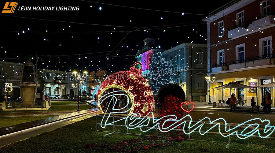The Visual Centerpiece of a Christmas Nightscape