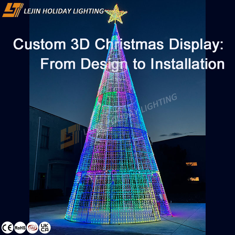 Custom 3D Christmas Displays: From Design to Installation