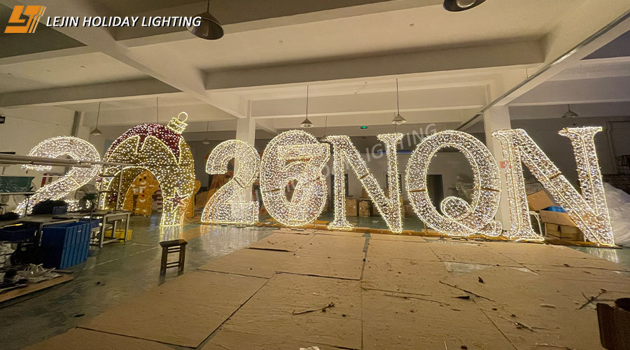 Custom a Particular Year Motif Lights