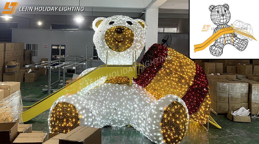 Cartoon Bear Motif Light Project